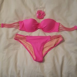 VS hot pink bikini
